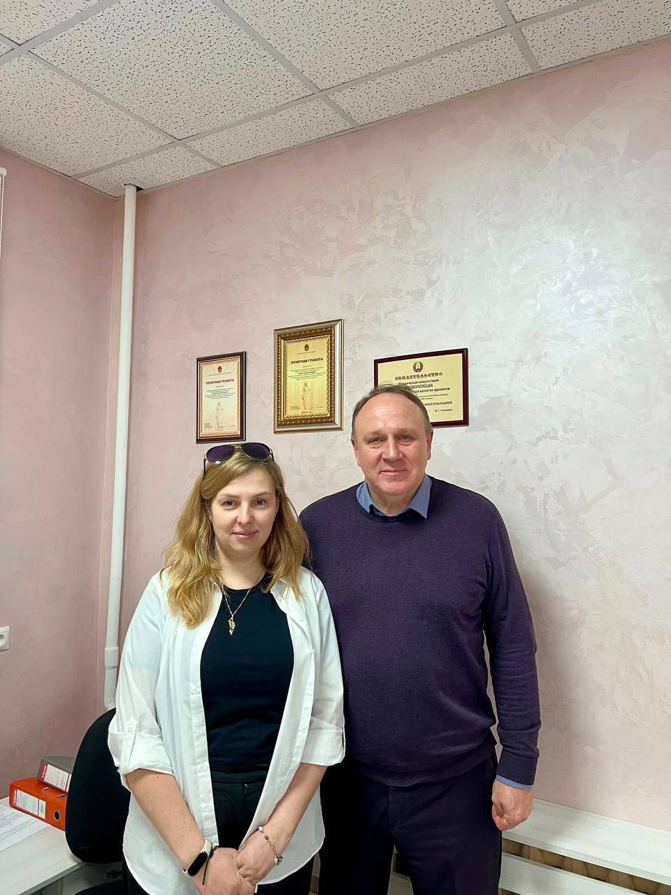 А.Шваков посетил юридическую консультацию  Новополоцка