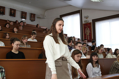 Т.А.Шатликова рассказала студентам юрфака о своей профессии